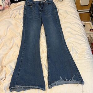 Classic Blue Flared Women's Jeans